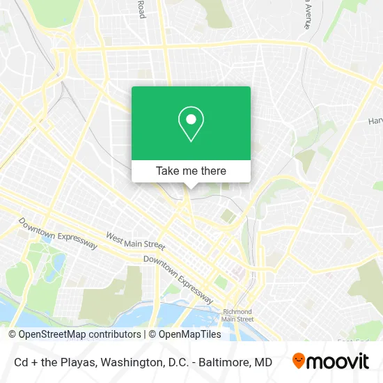 Cd + the Playas map