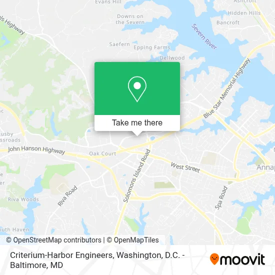 Criterium-Harbor Engineers map