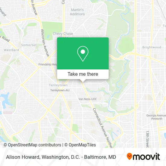 Alison Howard map