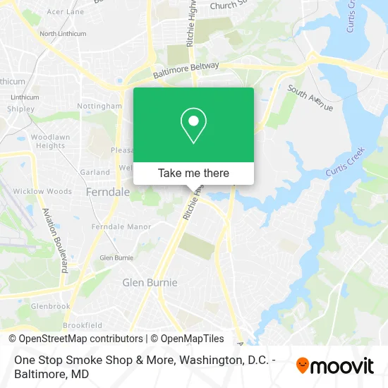 One Stop Smoke Shop & More map