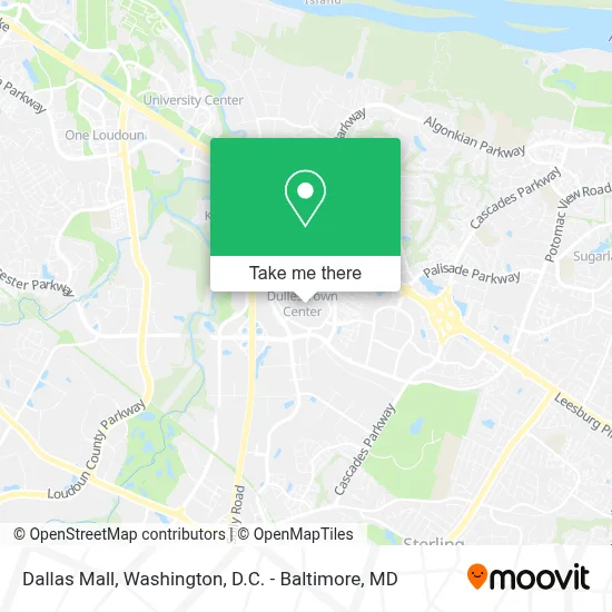 Dallas Mall map