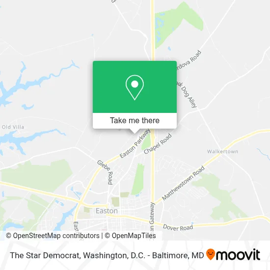 The Star Democrat map