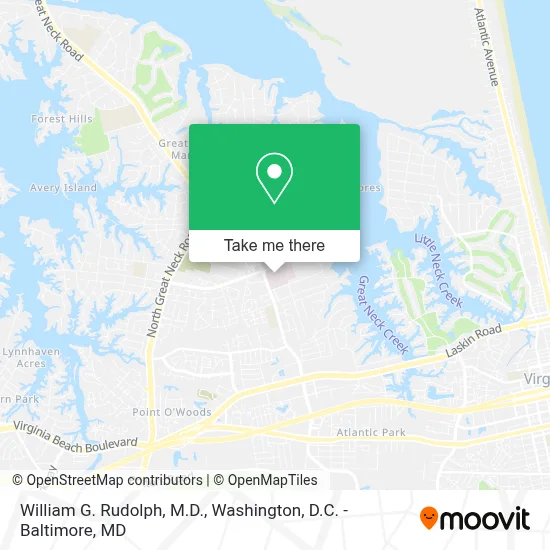 William G. Rudolph, M.D. map