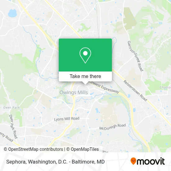 Sephora map
