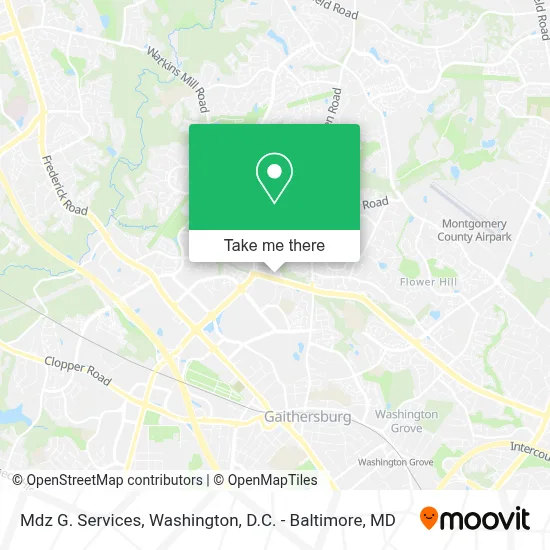 Mdz G. Services map