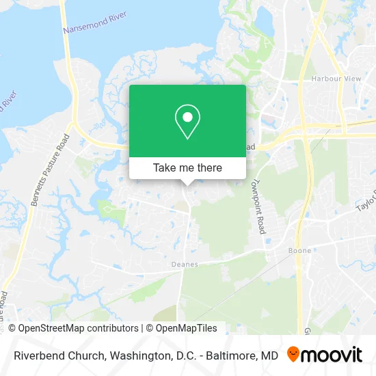 Riverbend Church map