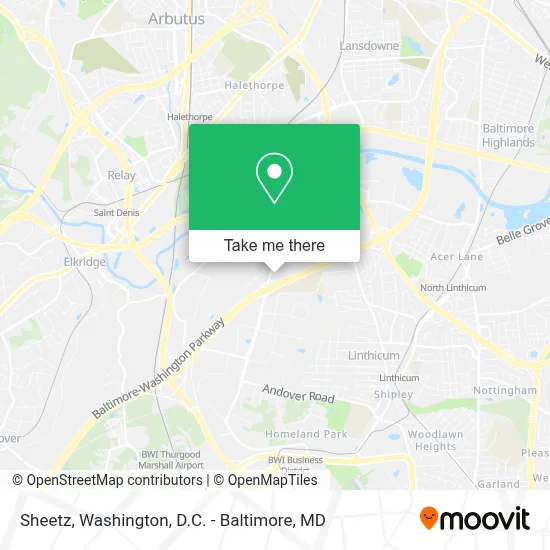 Sheetz map