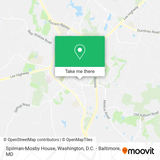 Spilman-Mosby House map