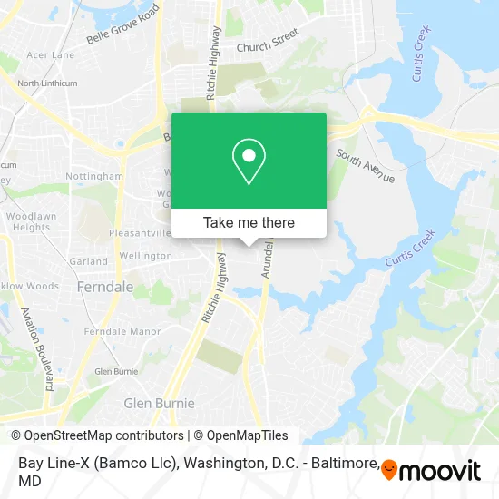 Bay Line-X (Bamco Llc) map