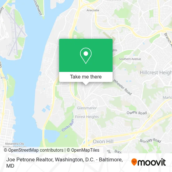 Joe Petrone Realtor map