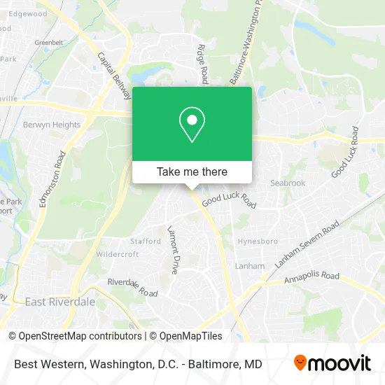Best Western map