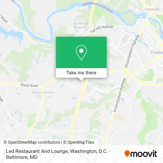Led Restaurant And Lounge map