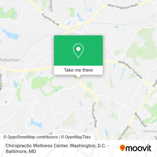 Chiropractic Wellness Center map