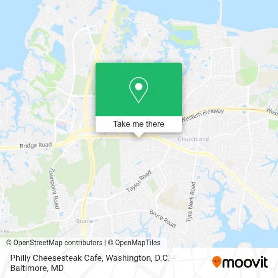 Philly Cheesesteak Cafe map