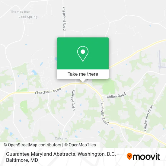 Guarantee Maryland Abstracts map