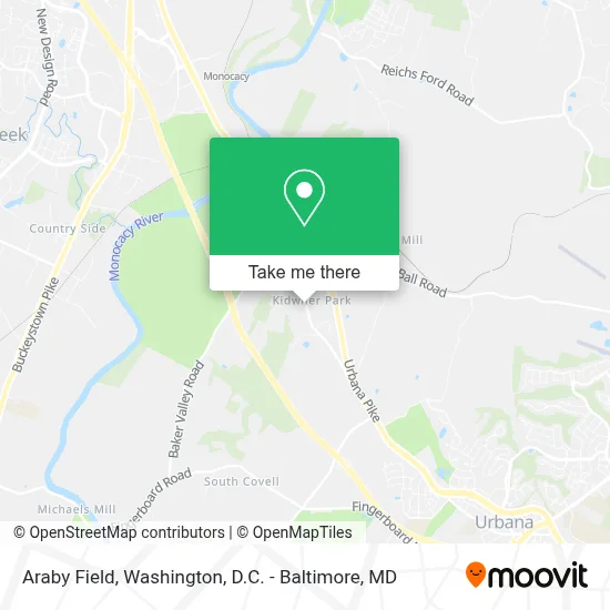 Araby Field map