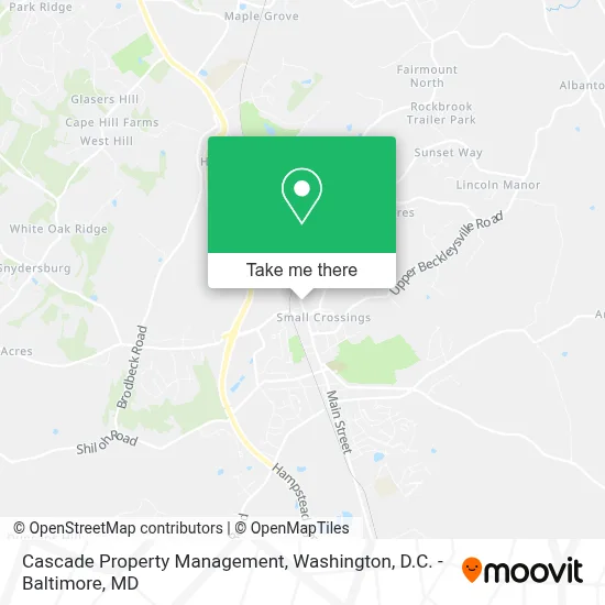 Cascade Property Management map