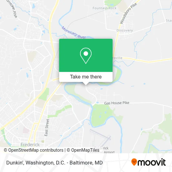 Dunkin' map