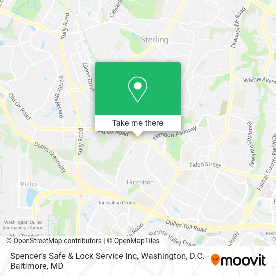 Spencer's Safe & Lock Service Inc map
