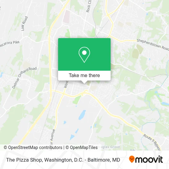 The Pizza Shop map