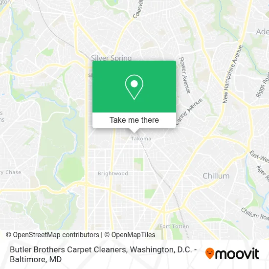 Butler Brothers Carpet Cleaners map