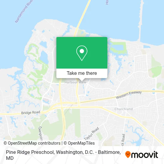 Pine Ridge Preschool map