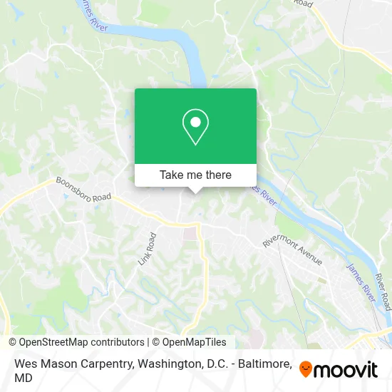 Wes Mason Carpentry map