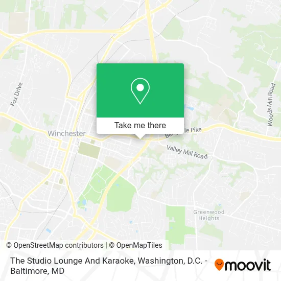 The Studio Lounge And Karaoke map
