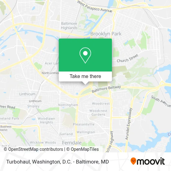 Turbohaul map