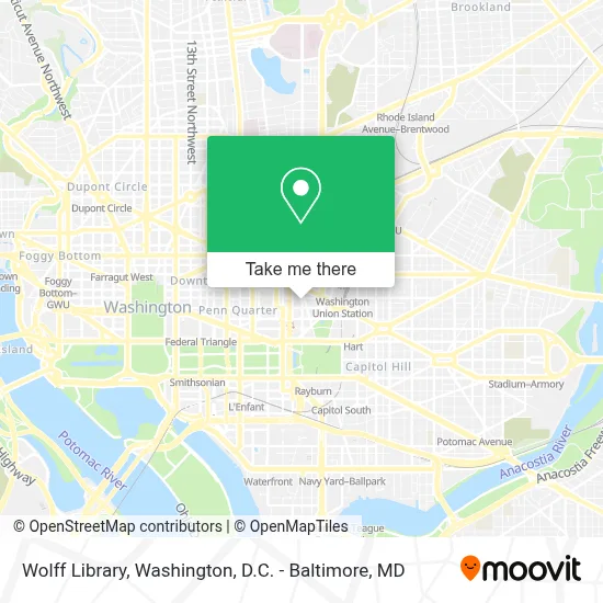Wolff Library map