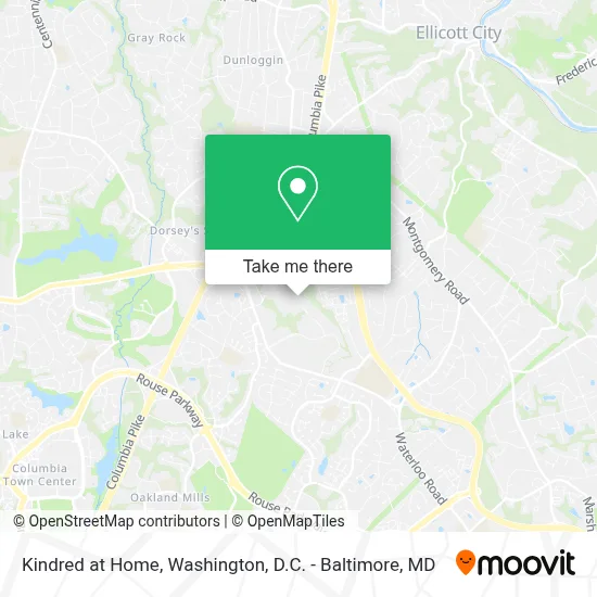 Kindred at Home map