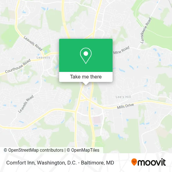 Comfort Inn map