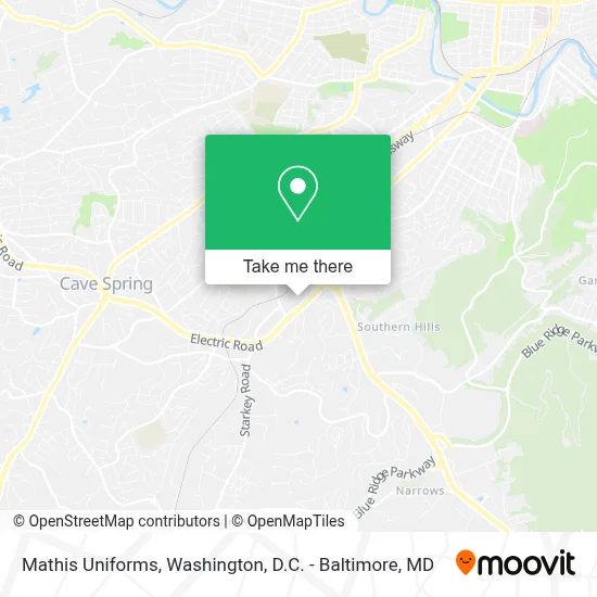 Mathis Uniforms map