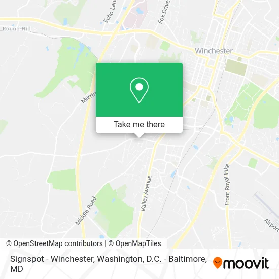 Signspot - Winchester map