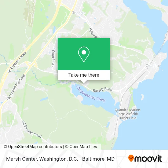 Marsh Center map