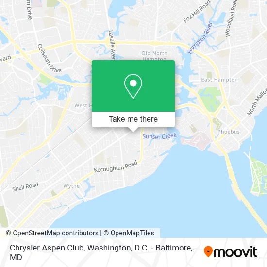 Chrysler Aspen Club map