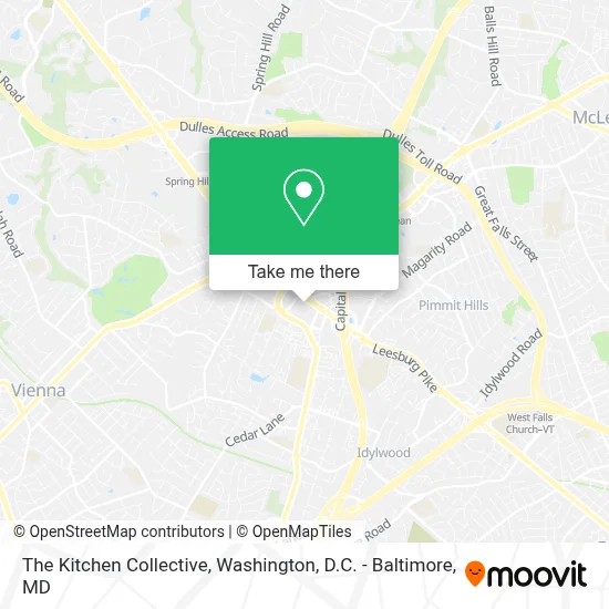 The Kitchen Collective map