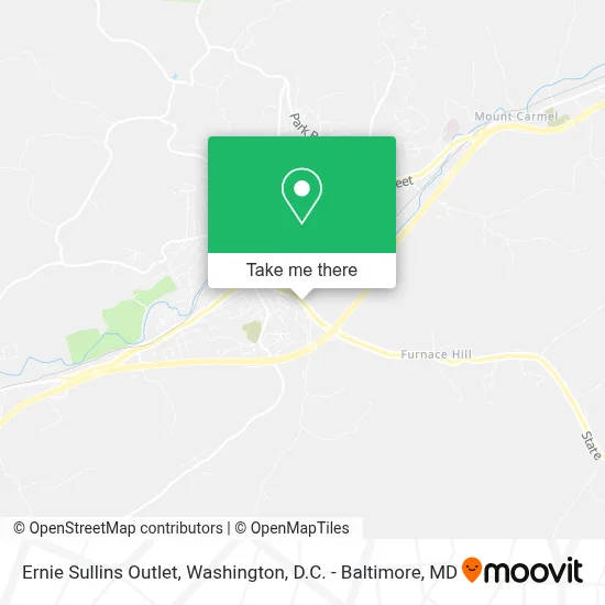 Ernie Sullins Outlet map