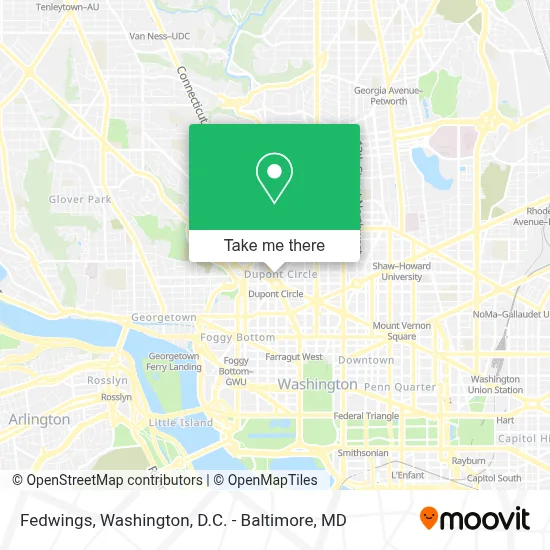 Fedwings map