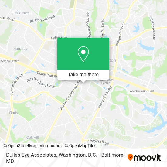 Dulles Eye Associates map