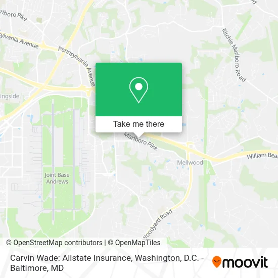 Carvin Wade: Allstate Insurance map