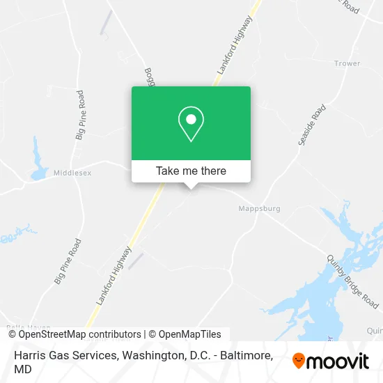 Harris Gas Services map