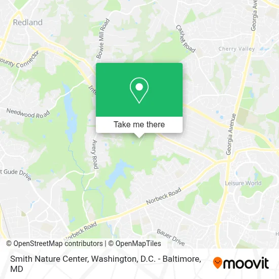 Smith Nature Center map