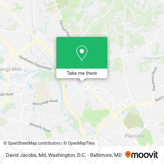David Jacobs, Md map