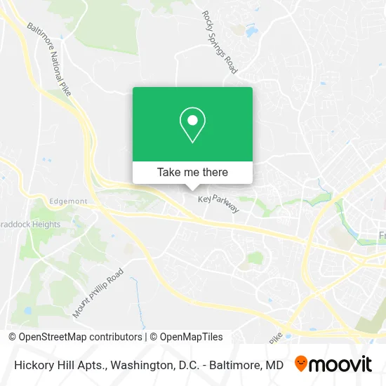 Hickory Hill Apts. map