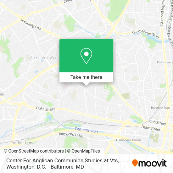 Center For Anglican Communion Studies at Vts map