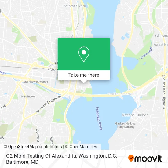 O2 Mold Testing Of Alexandria map