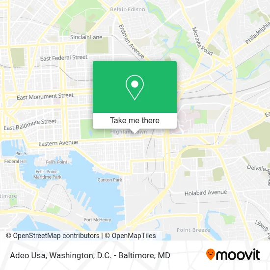 Adeo Usa map