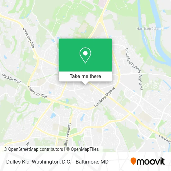 Dulles Kia map