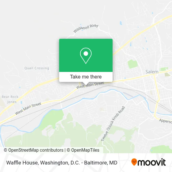 Waffle House map